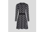 KL MONOGRAM FLARE DRESS