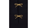 Robe longue maille fine noeuds