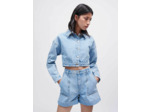 Blouson en jean à studs