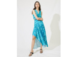Robe foulard en satin