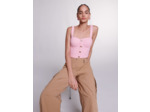 Crop top en tweed