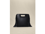 Sac M à franges en cuir clouté
