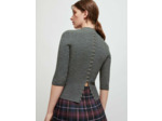 Pull col montant à piercings