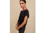 Tee-shirt à maillons au col