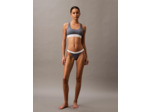 STRING THONG EN COTON ÉLASTIQUE RIBBÉ