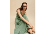 Robe midi ajourée