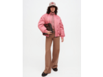 Bomber oversize bois de rose