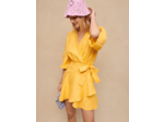 Robe portefeuille à nouer