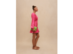 Robe courte drapée