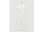 Robe foularden satin et dentelles