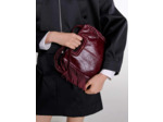 Sac M en cuir craquelé