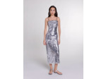 Robe longue à sequins