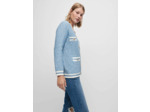 Cardigan en maille lurex fantaisie