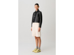 Veste courte cuir noir