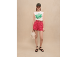 Short brodé ajouré