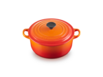 Cocotte ronde 20cm en fonte émaillée volcanique