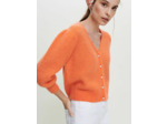 Cardigan en mohair fluffy