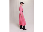 Robe mi-longue imprimé fleuri