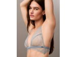 SOUTIEN-GORGE TRIANGLE SANS DOUBLURE EN DENTELLE GEO NOIRE