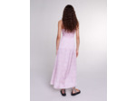 Robe longue imprimée ajourée