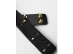 Ceinture en cuir à chaîne gourmette
