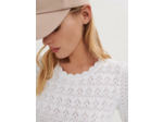 Top en maille fantaisie