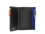 Adèle de Lancel - Portefeuille rectangulaire compact rabat - Moyen modèle - Cuirs de vachette embossé et lisse