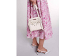Sac M mini en cuir à strass