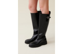 Bottes hautes cuir lisse