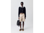 Cardigan court col amovible