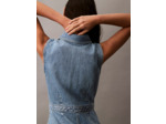 ROBE TRUCKER EN DENIM SANS MANCHES
