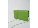 Pochette cuir grainé