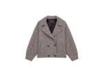 Manteau court en pieds de poule