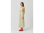 Robe longue satinée