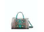 Cabas S - Cabas S - Cuir et Python peint