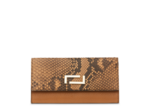 Pia de Lancel - Portefeuille slim rabat - Camel