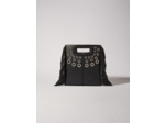 Sac M en cuir à œillets