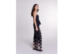Pantalon large à crochet