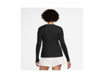 T-shirt manches longues Femme W NSW LS TEE RIB TIGHT Noir
