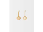 Boucles d'oreilles Clover perles