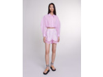 Chemise courte en ramie