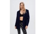 Manteau oversize en drap de laine
