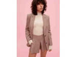 Jupe-short en pied-de-poule