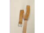 Ceinture en cuir suédé clouté