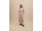Robe longue imprimé palmiers