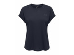 T-shirt Femme ONPFREI LIFE EMBR SS BAT LOOSE JRS TEE Bleu