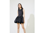 Robe patineuse en satin