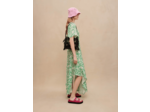 Robe longue asymétrique