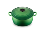 Cocotte ronde 24cm en fonte émaillée bambou