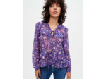 Top en viscose imprimée Dahlia